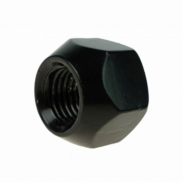 Nakrętka M12x1,25, 15mm, klucz 21 czarna, 5szt