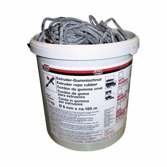 Mieszanka gumowa MTR-EXT w sznurze, waga 12 kg,  grubość 8 mm - do napraw opon na gorąco