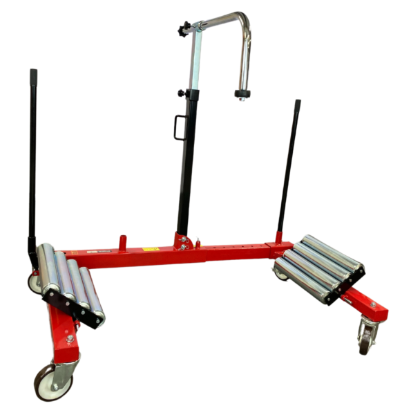 Wózek do montowania kół ciężarowych i rolniczych transporter hydrauliczny