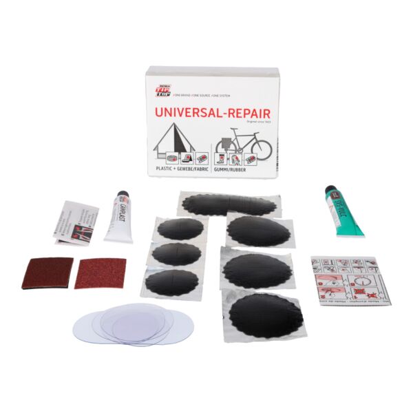 UNIVERSAL REPAIR - Zestaw naprawczy uniwersalny do napraw basenów, sprzętu turystycznego i dętek