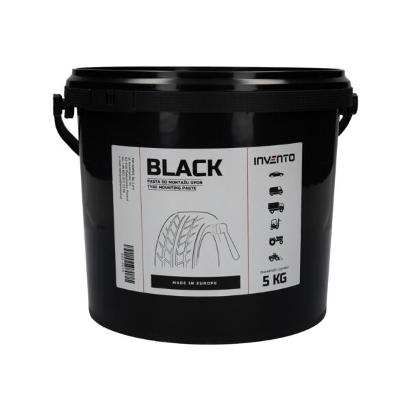 Pasta montażowa do opon uniwersalna, czarna Invento Black 5kg