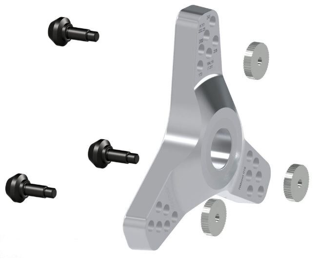 Haweka uchwyt 3 - ramienny 40 mm Gwiazda z bolcami