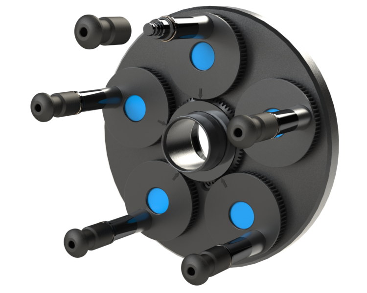 MF FPF 5 FastPlate - Płyta dociskowa 5-bolcowa Mondolfo Ferro