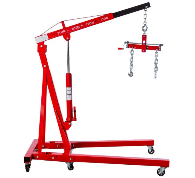 Żuraw warsztatowy składany 2T + balanser 900kg