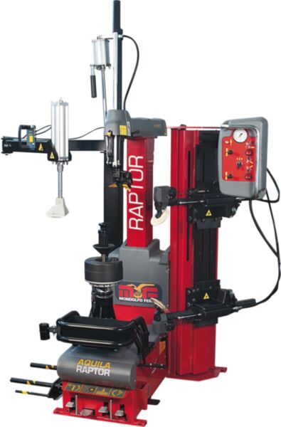 Mondolfo Ferro RAPTOR Urządzenie LeverLess do montażu kół z ramieniem bocznym i podnośnikiem koła