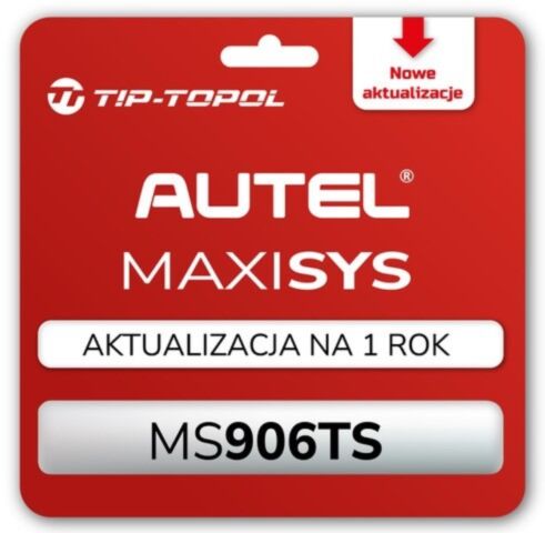Aktualizacja oprogramowania AUTEL MaxiSys MS906 TS 1 ROK
