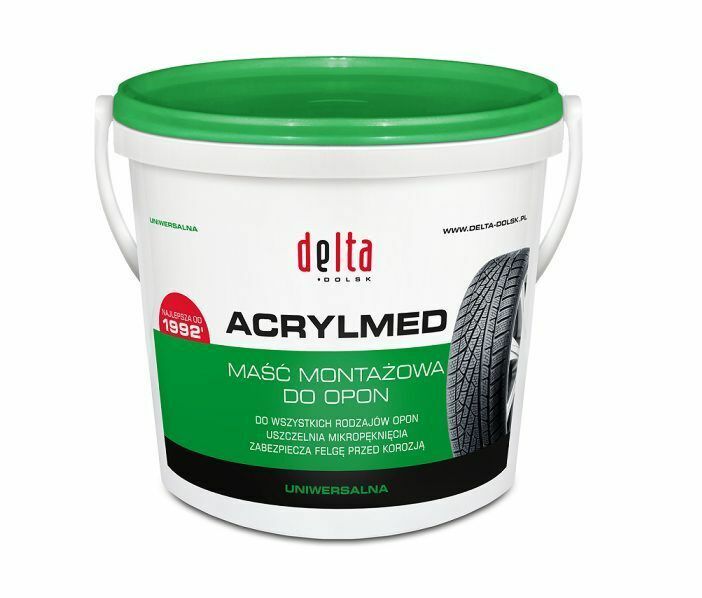 ACRYLMED Maść montażowa uniwersalna (Delta Zielona) - Pasta do montażu opon 4 kg