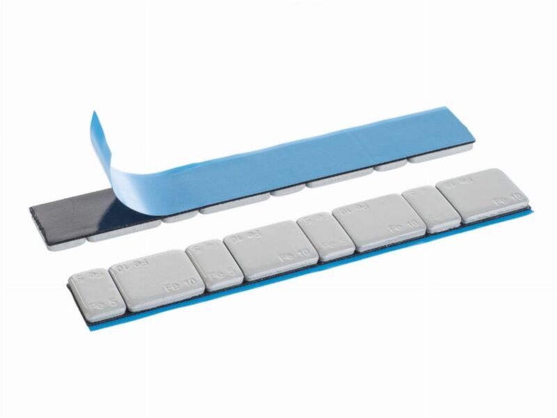 Ciężarek klejony ALU SLIM 4x5g+4x10g malowany szary