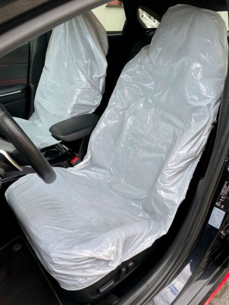 Pokrowce foliowe na siedziska fotele grube 500 szt