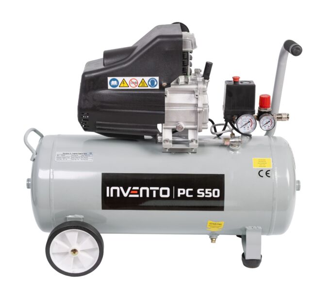 Sprężarka tłokowa olejowa INVENTO 50 litrów, 8 bar, 230V, 175 l/min