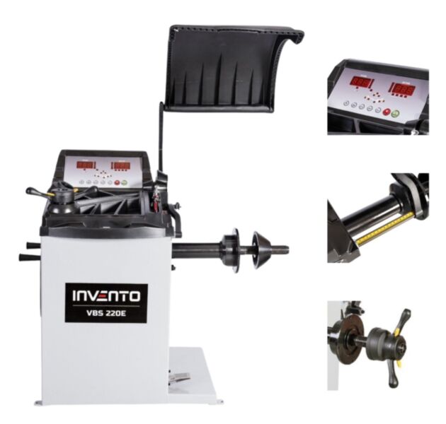 INVENTO VBS 220E wyważarka 2D, laser, hamulec
