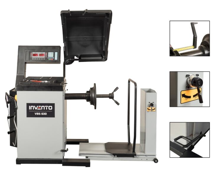 INVENTO VBS 630 wyważarka manualna do kół ciężarowych