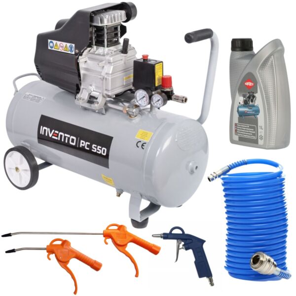 KOMPRESOR OLEJOWY SPRĘŻARKA 50L ZESTAW +6w1 WYDAJNA 8 bar 175 l/min