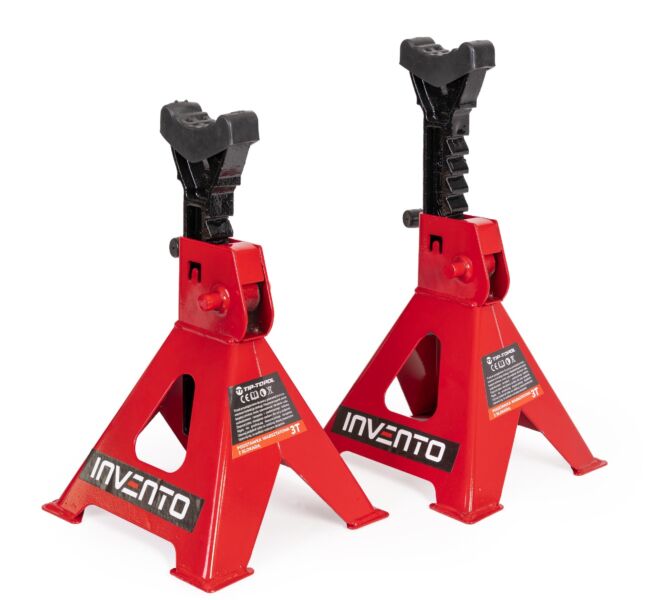 Zestaw 2x kobyłki (podstawki) 3t z regulacją wysokości i blokadą