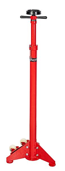 Podnośnik śrubowy mechaniczny / podpora kobyłka stojak kółka 750kg  INVENTO