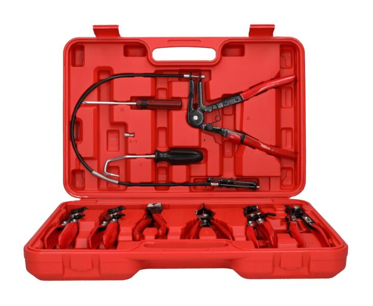 Zestaw szczypiec do opasek zaciskowych