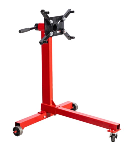 Stojak do montażu silnika 360 kg INVENTO na kółkach, obrotowa głowica