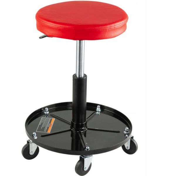 Stołek warsztatowy obrotowy, mobilny 360°