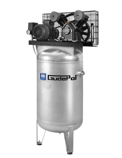 Sprężarka tłokowa GUDEPOL 270 litrów pionowy, 15 bar, 4 kW