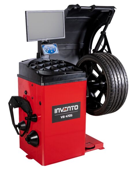 INVENTO VB 470S wyważarka 3D, sonar, laser, LED, hamulec, monitor LCD