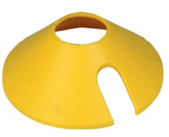 MF RAPTOR osłona plastikowa mocowania koła (żółta) na stożek 120 mm Mondolfo Ferro