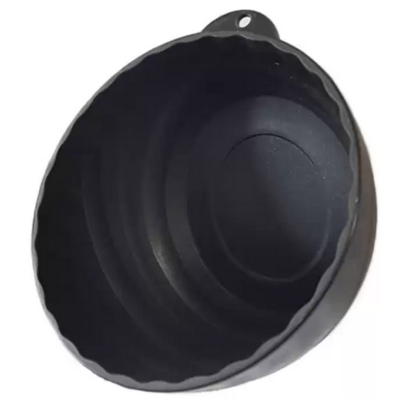 Magnetyczna miska warsztatowa z podwyższonym rantem, 145 mm
