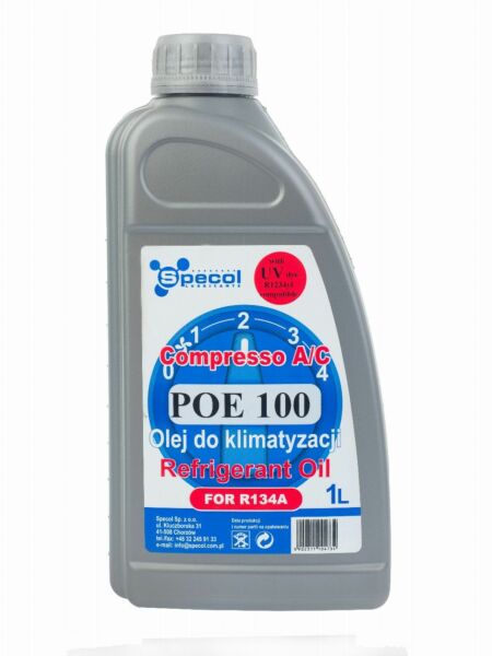 Olej do klimatyzacji POE100 UV 1L