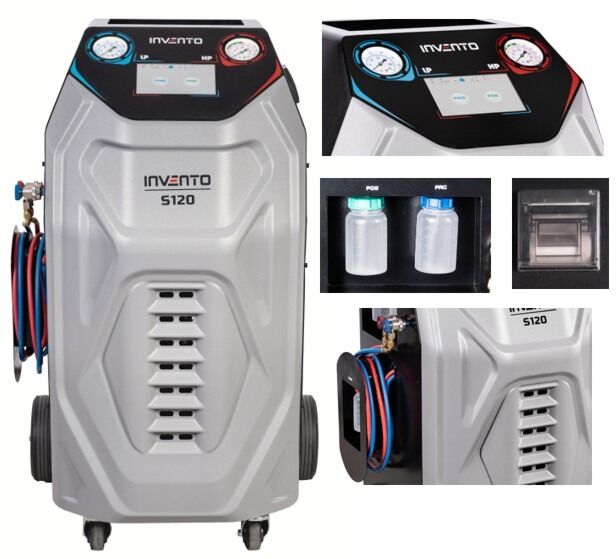 INVENTO S120 R134A urządzenie stacja do klimatyzacji