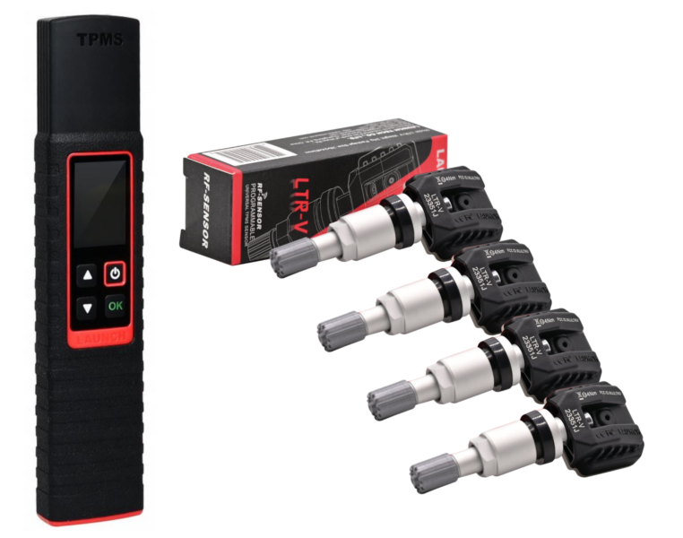 LAUNCH X-431 TSGUN PROGRAMATOR CZUJNIKÓW CIŚNIENIA OPON TPMS + 4 CZUJNIKI TPMS