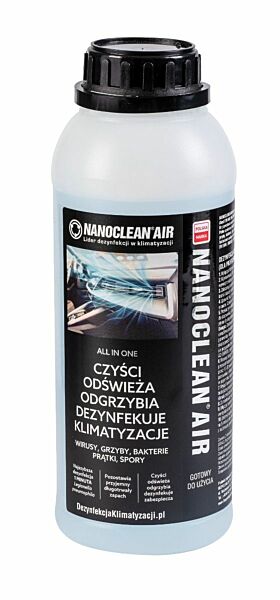 Nanoclean Air Płyn 1L Lawenda Odgrzybianie Ultradźwięki