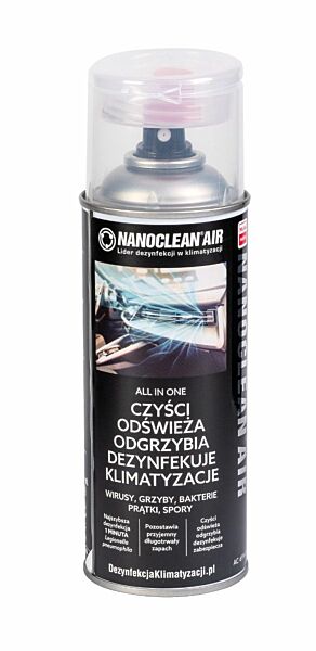 Nanoclean odgrzybiacz biobójczy z atestem PZH 5w1