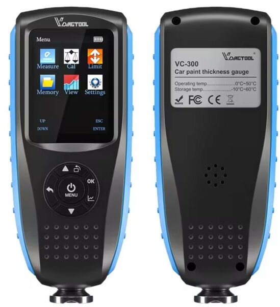 Miernik grubości lakieru VDIAGTOOL VC300 z wyświetlaczem