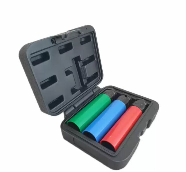 Zestaw extra długich nasadek udarowych 1/2