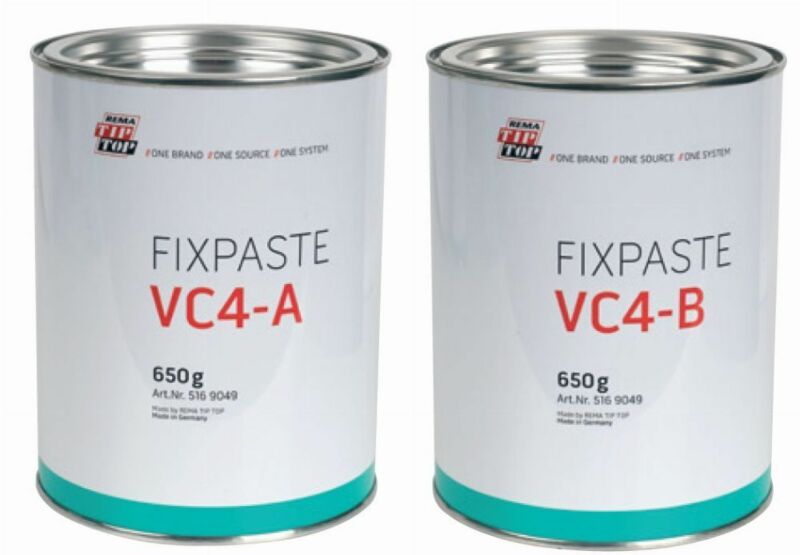 FIXPASTE VC-4 (Vulc Compound A+B) 650g - samowulkanizująca masa do naprawy uszkodzeń gumy