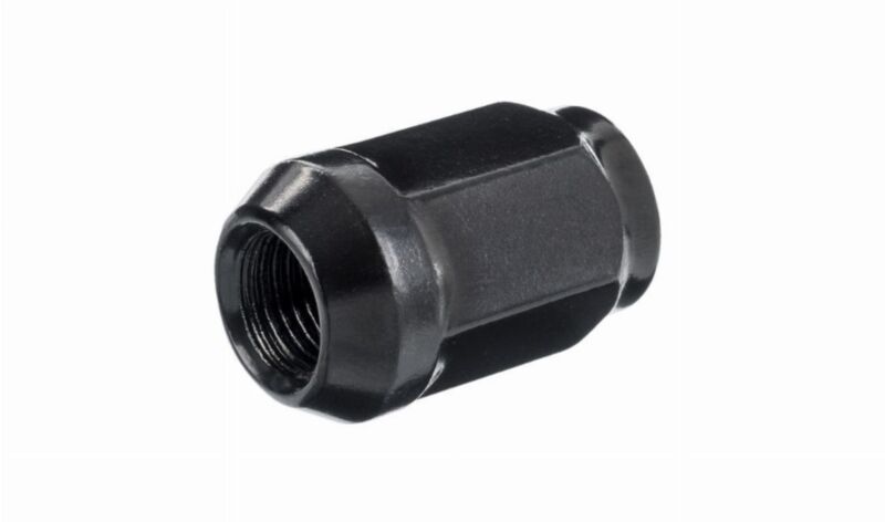 Nakrętka mocująca M12x1,25 zamknięta, 34mm, klucz 19, stożek, czarna