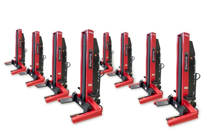 INVENTO EL 85 - Bezprzewodowe kolumny przestawne 8,5T - zestaw 8 kolumn