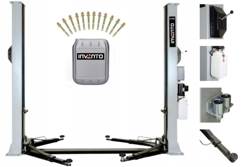 INVENTO EL S40M - Podnośnik dwukolumnowy 4T z manualną blokadą
