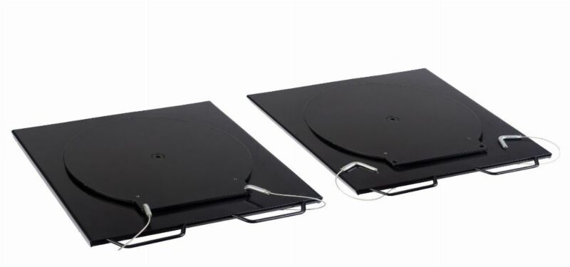 Obrotnice mechaniczne, 2 szt. 450x450x40mm