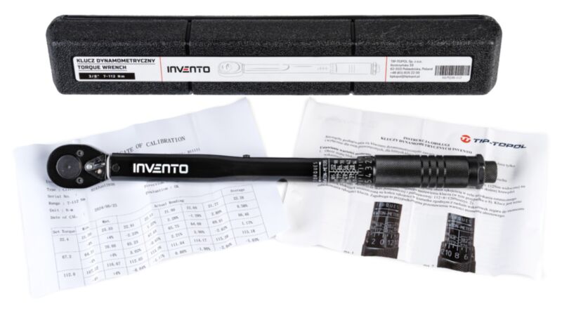 Klucz dynamometryczny INVENTO 3/8