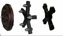 Mondolfo Ferro MF8-21900220 - Zestaw flansz centrujących do wyważarek ciężarowych ART40