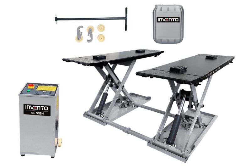 INVENTO SL S35H 230V  3,5T - Podnośnik nożycowy do szerokich pojazdów