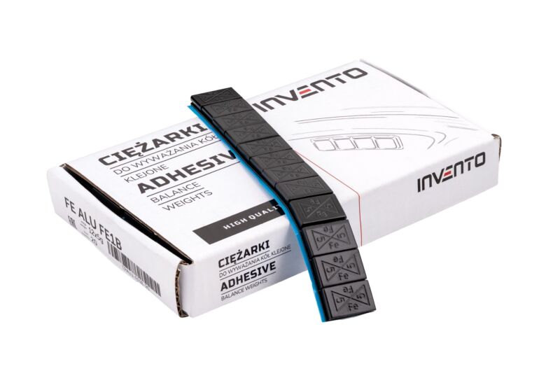 Ciężarki Klejone do Felg ALU 20 pasków 5g edgy czarny