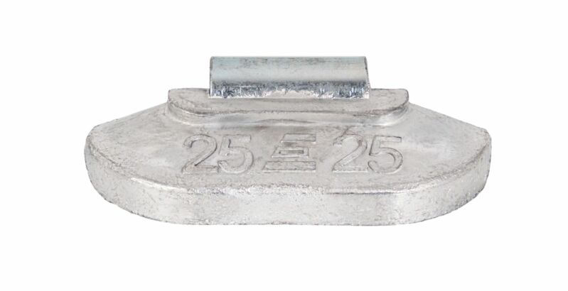 Ciężarki Ołowiane Nabijane 25g do Stalowych Felg INVENTO 100 szt