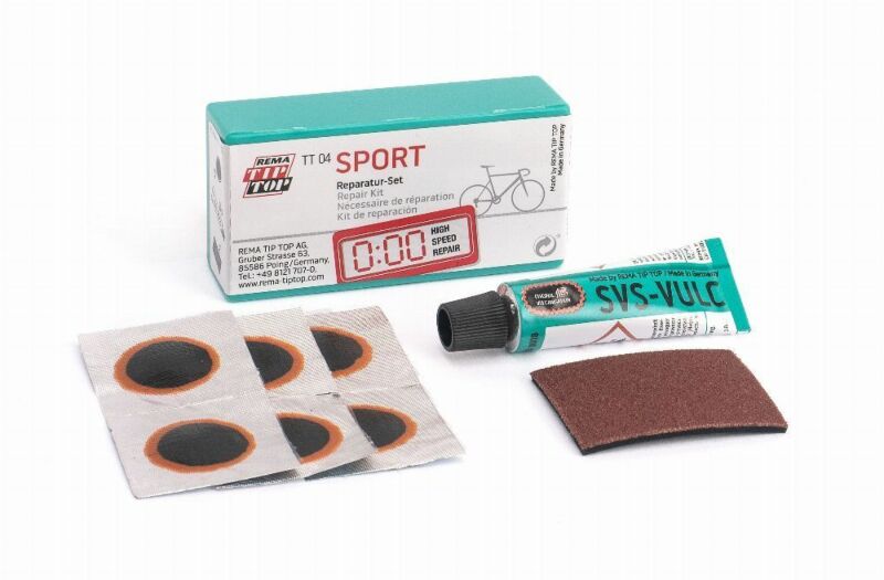 TT 04 SPORT - Zestaw naprawczy do dętek rowerów wyścigowych