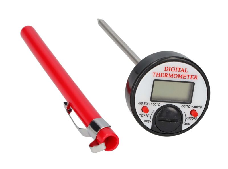 Termometr cyfrowy z bagnetem klimatyzacja -50 +150, długość 125 mm