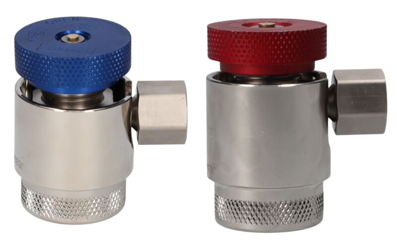 Zestaw szybkozłączy serwisowych konektorów HP i LP R1234yf Parker