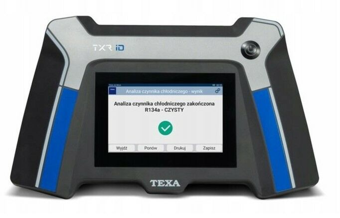 TEXA TXR iD ANALIZATOR IDENTYFIKATOR CZYNNIKA CHŁODNICZEGO 1234yf / R134a