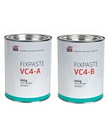 FIXPASTE VC-4 (Vulc Compound A+B) 650g - samowulkanizująca masa do naprawy uszkodzeń gumy