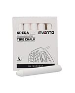 Kreda marker do opon wodoodporna Biała Invento  - 1 sztuka