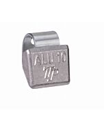Ciężarek ołowiany ALU 10g, nabijany na obręcz aluminiową - niepowlekany